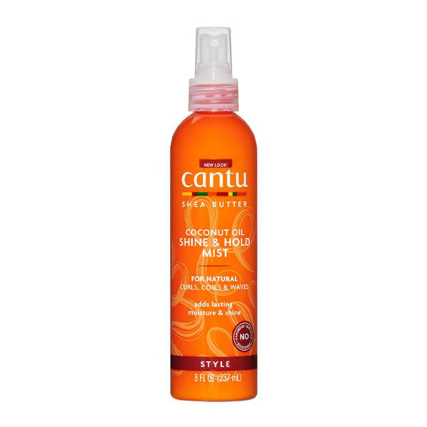 Cantu Shea butter natural hair coconut oil shine and hold mist 8fl oz